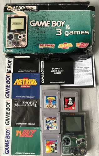 Nintendo gamebody pocket clear - nintendo,