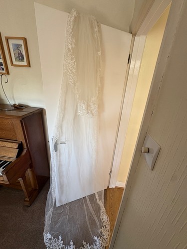 Bridal veil wedding - veil, edge