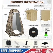 74.8in Portable Toilet with