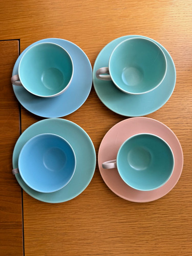 Set poole pottery twin - x, 4