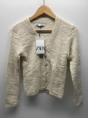 Zara cream knit - knit, cardigan