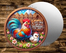 A cute Chick and an old