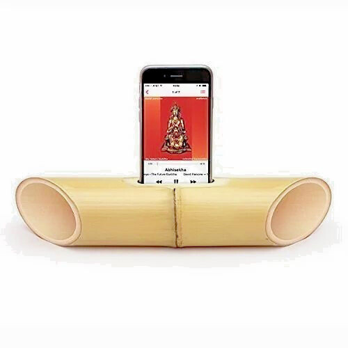 Smart phone bamboo speaker - phone,