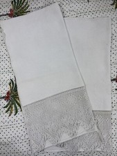 VINTAGE 1930s pair of white