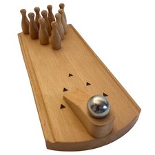 30cm Wooden Desktop Bowling