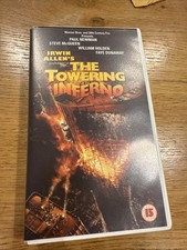 Towering Inferno VHS Tape Fire Magic Trick Prop