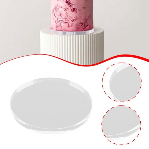 Cake separator plate clear - cake,
