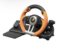 PXN V3 Pro Racing Steering Wheel Pedals 180° Vibration Shifter for PC PS4 Xbox
