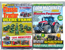 CLASSIC TRACTOR MAGAZINE SEPTEMBER 2025 WITH FARM MACHINERY MAG ~ NEW ~