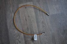 Hope Compatible Hose Golden Braided Effect Banjo Straight 760mm Front Mountain