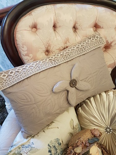 Unbranded taupe cushion - unbranded, cover