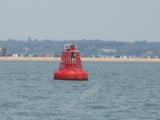 Photo 6x4 North East Gurnard port channel buoy Lepe Lateral port channel  c2010