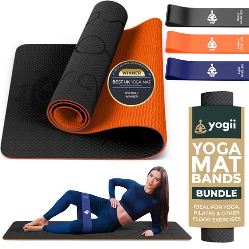 Yoga mat exercise sets thick - yoga,