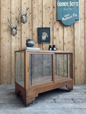Vintage oak haberdashery - haberdashery, art