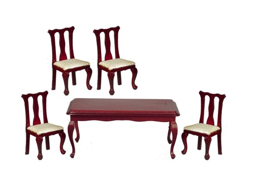 Dolls house mahogany queen ann - dolls,
