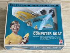 Vintage 1960s / 1970s, Bandai Computer Boat, with Orig Box, made in Japan..RARE