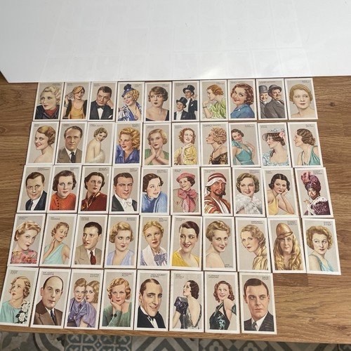 Vintage cigarette cards stars - cigarette,