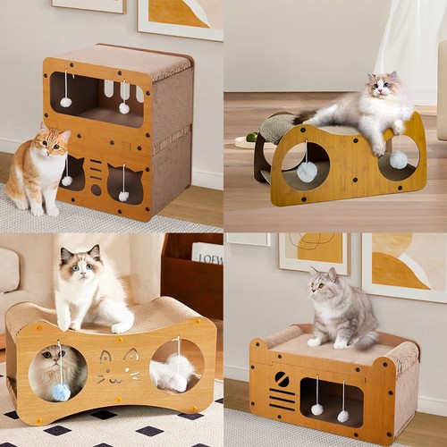 Cat house scratcher - cat,