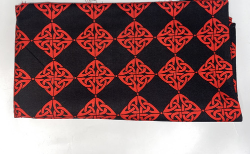 Celtic quilt fabric print - fabric,