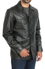Mens Fitted Real Leather