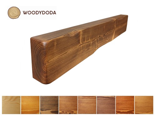 Pine mantle piece - mantle, beam