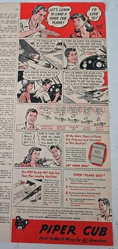 1945 piper cub airplane - 1945,