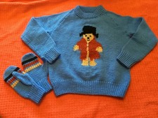 vintage hand knitted  kids
