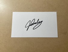 JOHN DALY GOLF GOLFING LEGEND AUTOGRAPHED SIGNED CARD + COA