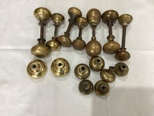 Job Lot Vintage Mixed Brass Door Knobs
