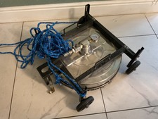 21" Rotary Roof Cleaning Tool Flat Cleaner Stainless Steel Adjustable