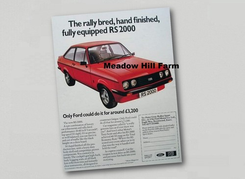 Fridge magnet ford escort mk2 - fridge,