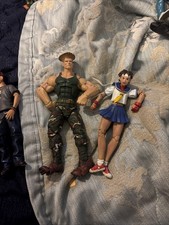 Vintage Street Fighters Figures Guile Sakura Street Fighter  X2