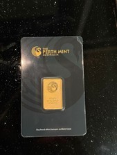 The Perth Mint Black Card 10g Gold Bar.9999 Fine Gold.