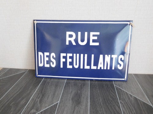 Vintage french enamel street - vintage,