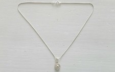 Ola Gorie Orkney Willow Scottish Sterling Silver Pendant Necklace Marked OG 925