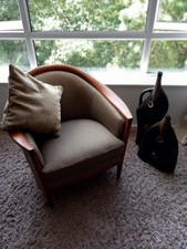 Mid century unique and rare stylish individual Swedish designed accent chair... 