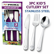 4 x Kids Cutlery Set Stainless