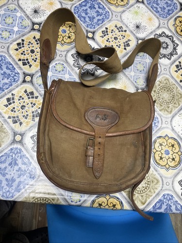 Vintage canvas and leather - vintage,