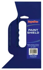 SUPADEC Plastic Hand Held Paint Shield Tool Ideal Skirting Board Doors Windows