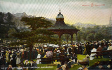 Postcard concert west princes - west,