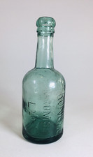 Vtg Blown Glass Beer bottle