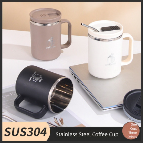 500ml stainless steel mug with - stainless,
