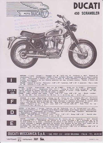 Brochure moto ducati - moto,