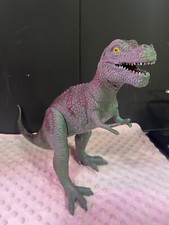 Vintage Tyrannosaurus T-Rex Dinosaur Figure 13” 1999 TM Hard Plastic Rare