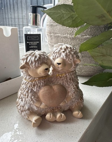 Country style cute sheep pair - country,