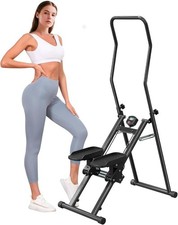 HOFTME Stair Stepper Climber Foldable, Large Pedal Vertical Climber