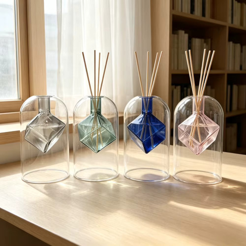 Glass reed diffuser bottle - glass,
