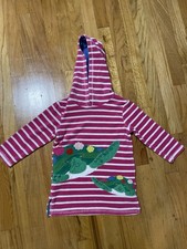 Mini Boden Toweling Hoodie 3/4
