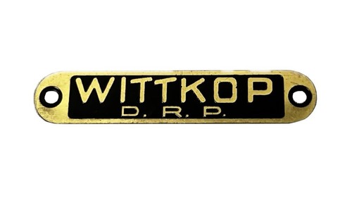 Nameplate wittkop r p - wittkop, d.r.p