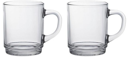 Coffee tea mugs duralex - coffee, 2x